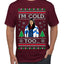 I'm Cold Too Funny Classic 70s Show Damn Jackie Ugly Christmas Sweater Men's T-Shirt