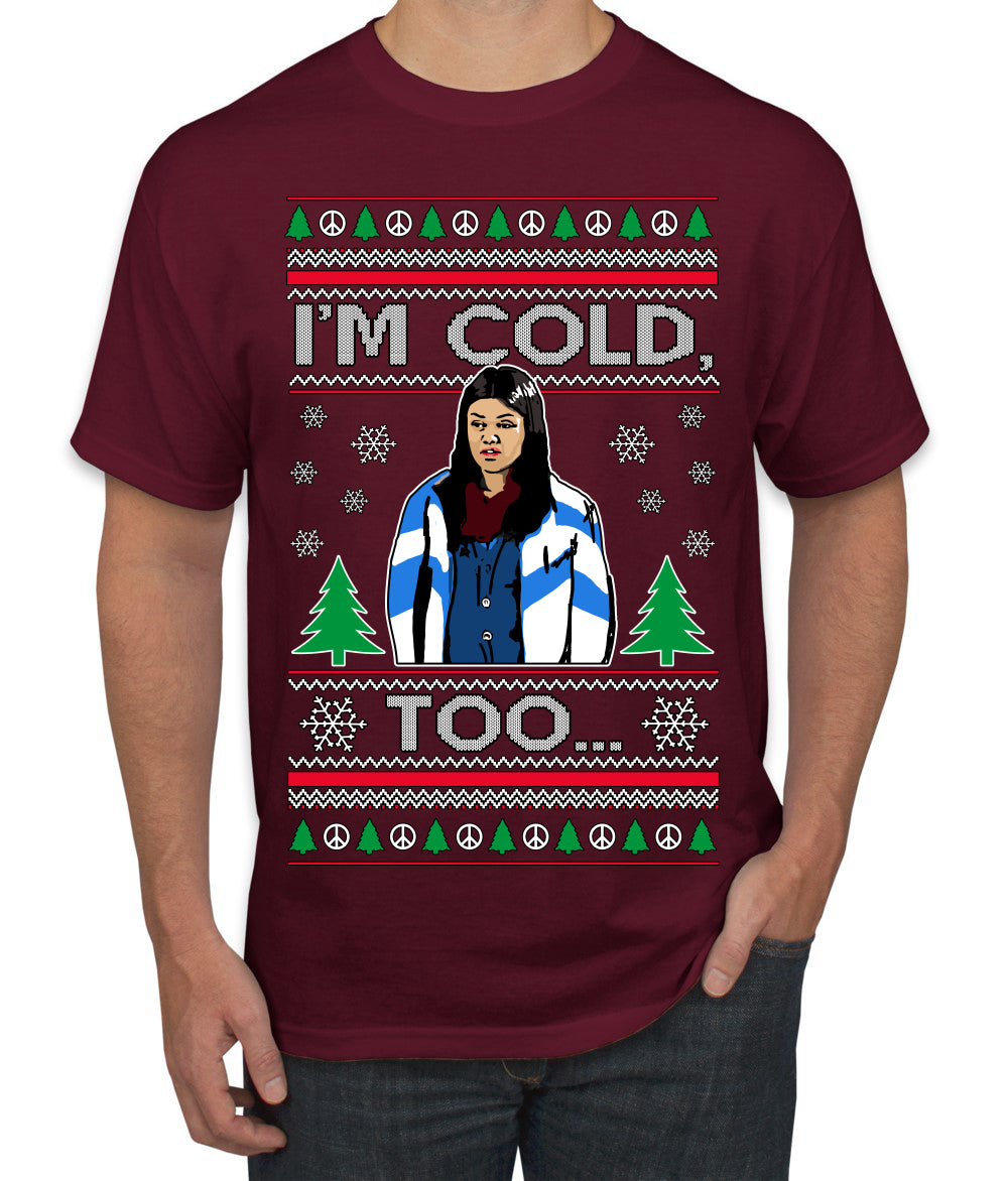 I'm Cold Too Funny Classic 70s Show Damn Jackie Ugly Christmas Sweater Men's T-Shirt