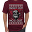 Snow's Out Hos Out | Funny Santa Claus Ugly Christmas Sweater Men's T-Shirt