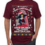 Not Christmas Until Hans Gruber Falls From Nakatomi Ugly Christmas Sweater Men's T-Shirt
