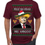 Feliz Navidad Mi Amigos Funny President Ugly Christmas Sweater Men's T-Shirt
