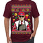 Mac Daddy Funny Viral Trump Meme Fast Food Fries Burgers Ugly Christmas Sweater Men's T-Shirt
