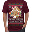 The Only House I Can Afford Funny Millennial Meme Ugly Christmas Sweater Men's T-Shirt