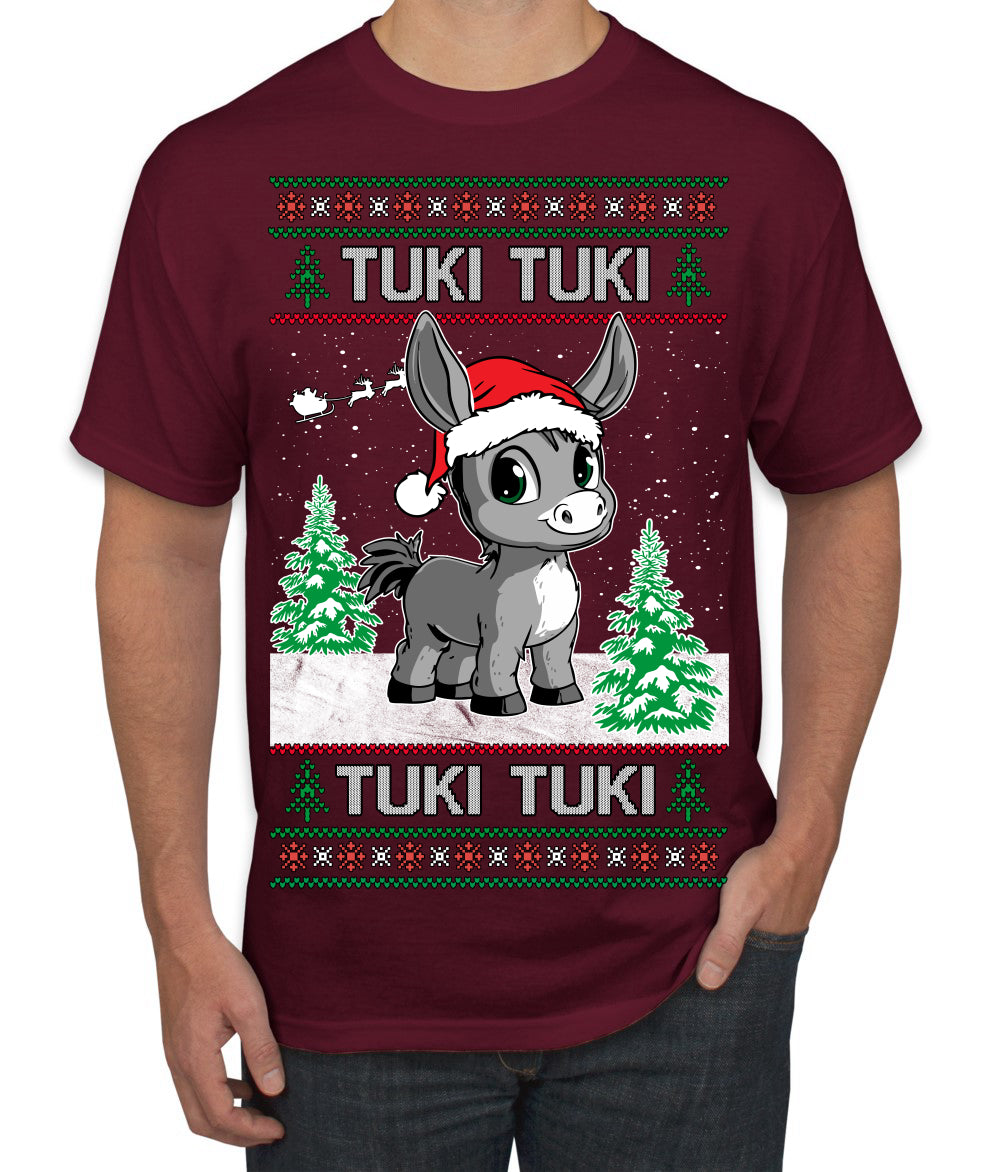 Tuki Tuki Tuki Funny Spanish Music Lyrics Ugly Christmas Sweater Men's T-Shirt