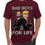Bad Boys for Life Donald Trump JD Vance Funny 90s Movie Ugly Christmas Sweater Men's T-Shirt