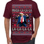 Maga La La La Funny Donald Trump Christmas Carol Song Ugly Christmas Sweater Men's T-Shirt