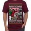 Merry Krampus Naughty Brats | Funny Ugly Christmas Sweater Men's T-Shirt