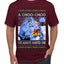 A Choo Choo I've Always Wanted One Winter Warlock Movie Ugly Christmas Sweater Men's T-Shirt