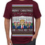 Merry Christmas and a MAGA New Year 2025 Ugly Christmas Sweater Men's T-Shirt