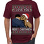 I Love You Merry Chrithmith Funny Boxing Fight Meme Classic Funny Xmas Ugly Christmas Sweater Men's T-Shirt