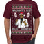 Naughty List Most Wanted, Funny Santa P Diddy Diddler Funny Party Viral Music Baby Oil Meme Ugly Christmas Sweater Men's T-Shirt