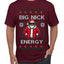 Big Nick Energy, Funny Humor, Ugly Christmas Sweater Men's T-Shirt