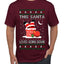 This Santa Loves going down, Funny dirty Humor, Ugly Christmas Sweater Men's T-Shirt