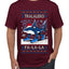 Tralalero Fa La La Brainrot, Ugly Christmas Sweater Men's T-Shirt