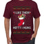 Hefty And Hung Christmas Sweater, Funny  Ugly Christmas Sweater Men's T-Shirt