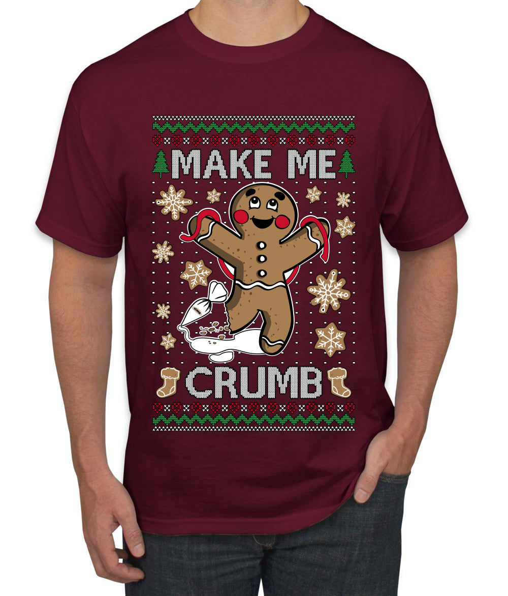 Make Me Crumb, Ugly Christmas Sweater Unisex Men's T-Shirt