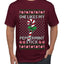 She Likes My Peppermint Stick, Ugly Christmas Sweater Unisex Men's T-Shirt