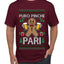 Puro Pinche Pari, Ugly Christmas Sweater Unisex Men's T-Shirt