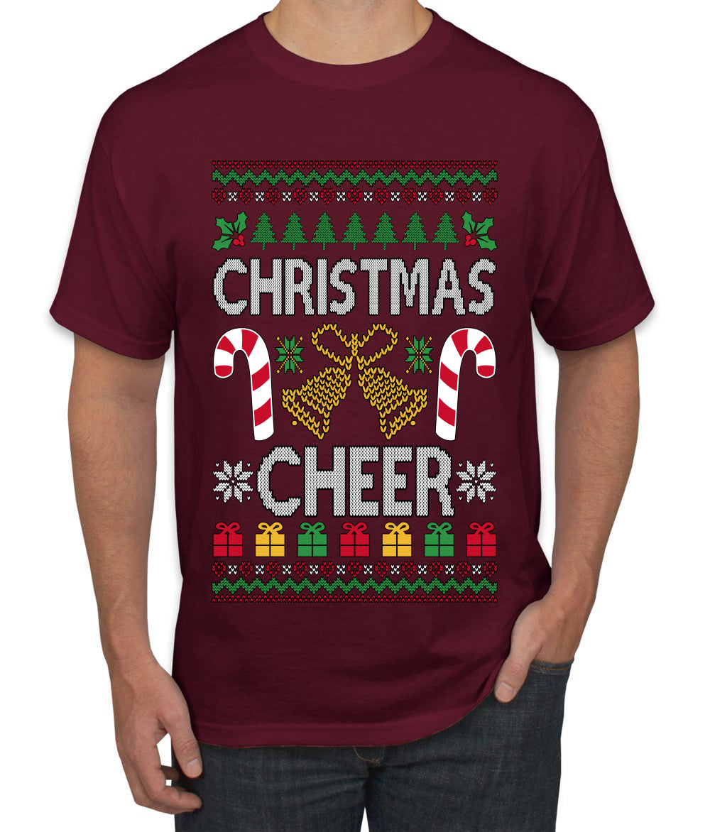 Christmas Cheer, Ugly Christmas Sweater Unisex Men's T-Shirt
