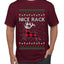 Nice Rack, Ugly Christmas Sweater Unisex Men's T-Shirt