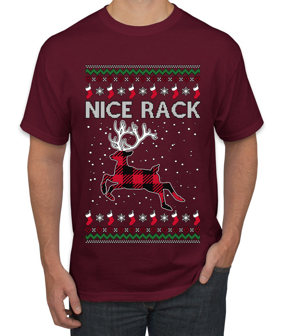 Nice Rack, Ugly Christmas Sweater Unisex Men's T-Shirt
