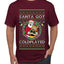 Santa Got Coldplayed, Ugly Christmas Sweater Unisex Men's T-Shirt