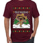 Feliz Navidad Dancing Gingerbread Man, Ugly Christmas Sweater Unisex Men's T-Shirt