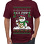Ice Pimp, Ugly Christmas Sweater Unisex Men's T-Shirt