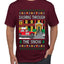 Dashing Through The Snow Classic 90s Holiday Movie, Ugly Christmas Sweater Unisex Men's T-Shirt