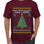 Deck The Halls With Guns & Ammo Fa La La La La, Ugly Christmas Sweater Unisex Men's T-Shirt