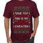 Due To Tariffs This Is My Ugly Christmas Sweater, Ugly Christmas Sweater Unisex Men's T-Shirt