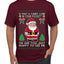 Is That A Candy Cane In Your Pocket Naughty Santa, Ugly Christmas Sweater Unisex Men's T-Shirt