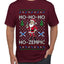 Skinny Santa Ho Ho Ho Ho-Zempic Weight Loss Shot, Ugly Christmas Sweater Unisex Men's T-Shirt
