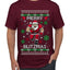 Merry Blitzmas, Football Christmas Sweater Design, Ugly Christmas Sweater Unisex Men's T-Shirt