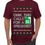 Oh... This Calls for A Spreadsheet, Ugly Christmas Sweater Unisex Men's T-Shirt