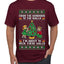 From The Windows To The Walls I'm About To Deck These Halls, Ugly Christmas Sweater Unisex Men's T-Shirt