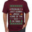 Probably Just Gonna Jingle Some Of The Way I'm Tired, Ugly Christmas Sweater Unisex Men's T-Shirt