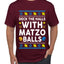 Deck The Halls With Matzo Balls Hanukkah, Ugly Christmas Sweater Unisex Men's T-Shirt