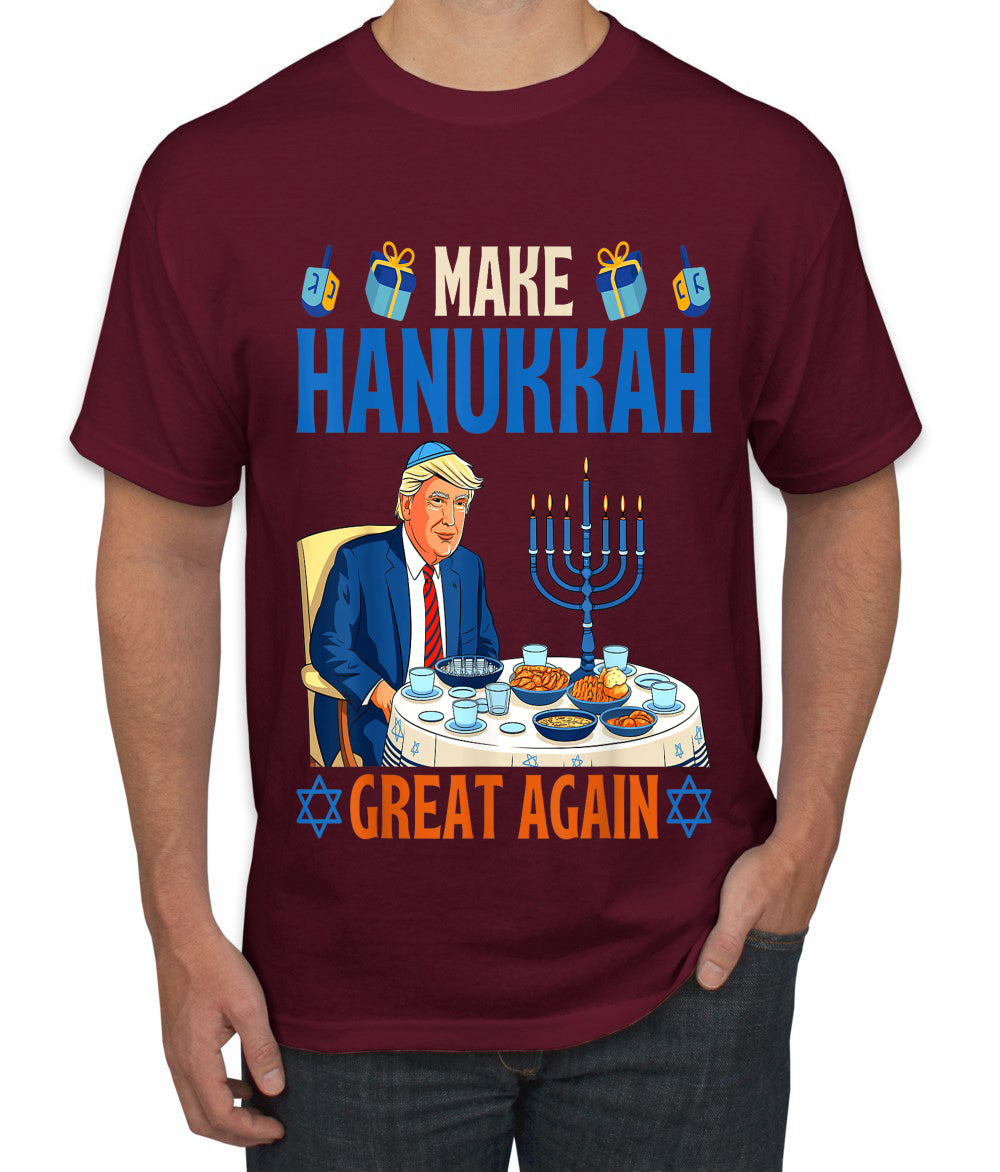 Make Hanukkah Great Again, Ugly Christmas Sweater Unisex Men's T-Shirt