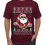 Santa Says 6 7 Meme, Ugly Christmas Sweater Unisex Men's T-Shirt