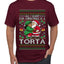 All I Want For Christmas Is A Torta, Ugly Christmas Sweater Unisex Men's T-Shirt
