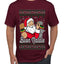 Buon Natale, Italian Santa Claus, Funny, Italian American Humor, Ugly Christmas Sweater Unisex Men's T-Shirt