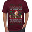 I Ain't Asking For the World Here, Just An 8 Ball and 2 Million Dollars, Ugly Christmas Sweater Unisex Men's T-Shirt