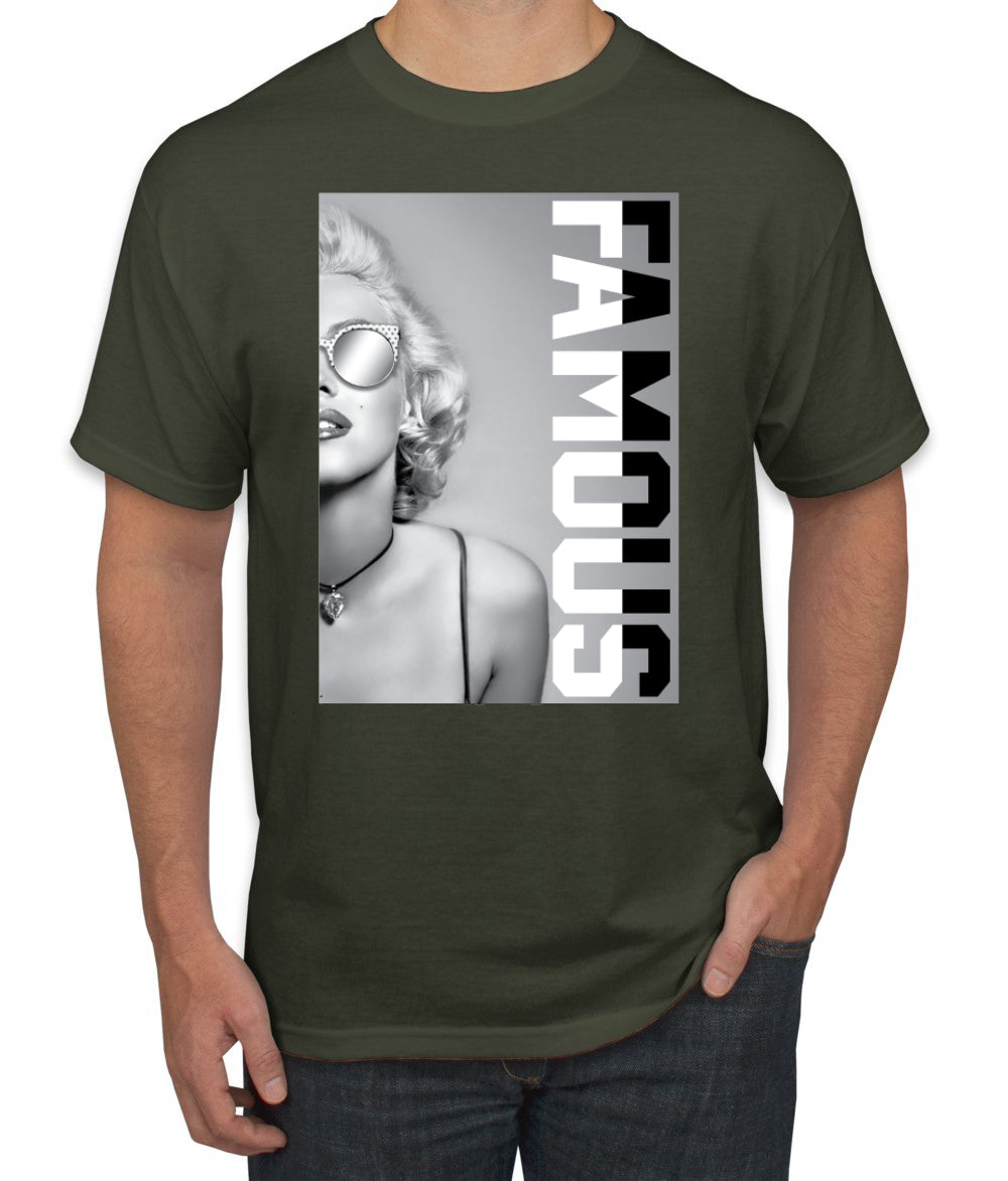 Marilyn Famous Rockstar Famous People Pop Culture Men's T-Shirt