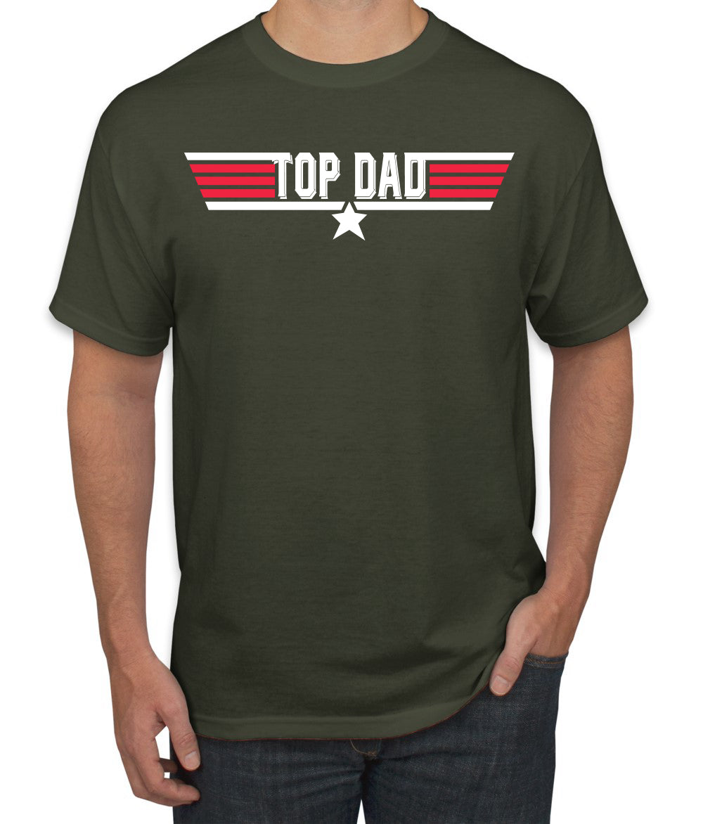 Top Dad Parody Gift for Grandpa Husband Father's Day Men's T-Shirt