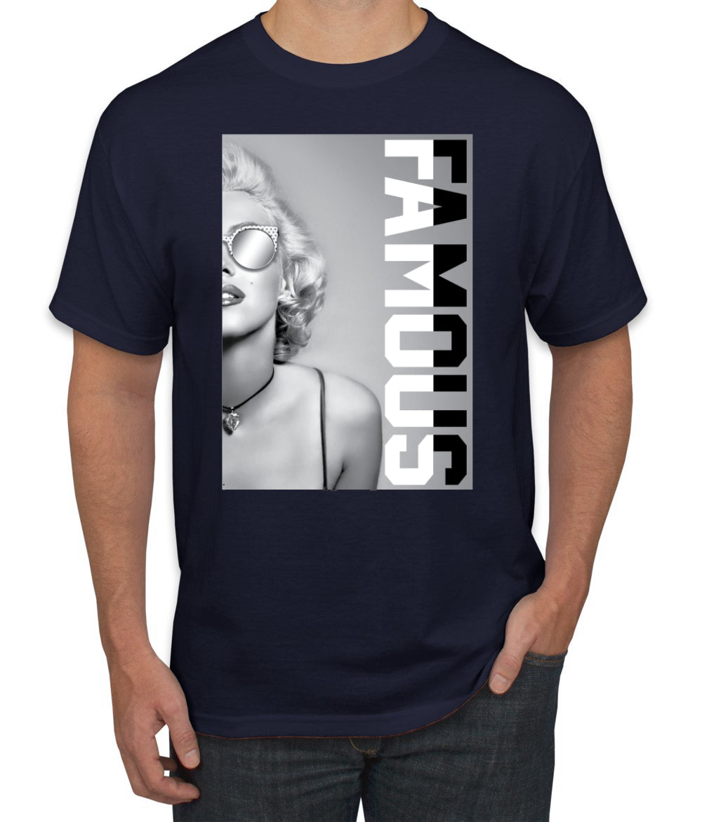 Marilyn Famous Rockstar Famous People Pop Culture Men's T-Shirt