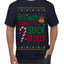 It's Not Going to Suck Itself Funny Candy Cane Ugly Christmas Sweater Men's T-Shirt