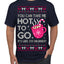 You Can Take Me Hot to Go, Hot Cocoa Viral Song Pop Music Ugly Christmas Sweater Men's T-Shirt