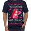 You Can Take Me Hot to Go, Funny Midwest Princess Pop Star Ugly Christmas Sweater Men's T-Shirt