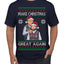 Make Christmas Great Again Trump Vance 2024 Movie Parody Ugly Christmas Sweater Men's T-Shirt